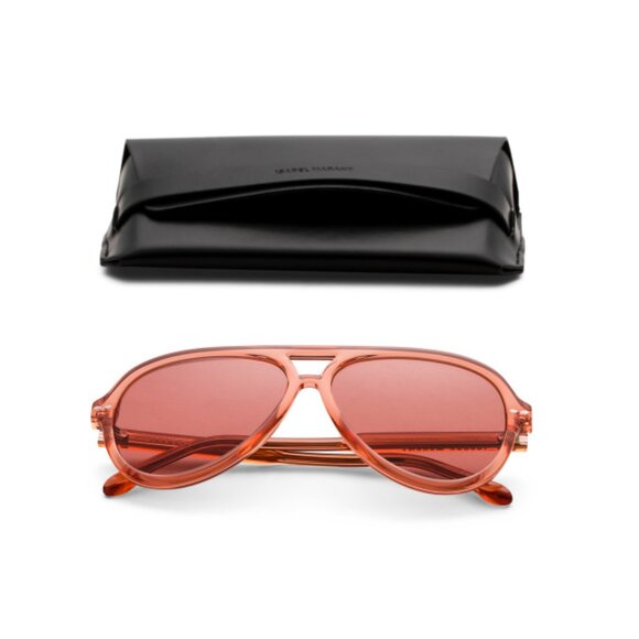 ISABEL MARANT coral 59mm Aviator Sunglasses - Picture 1 of 2